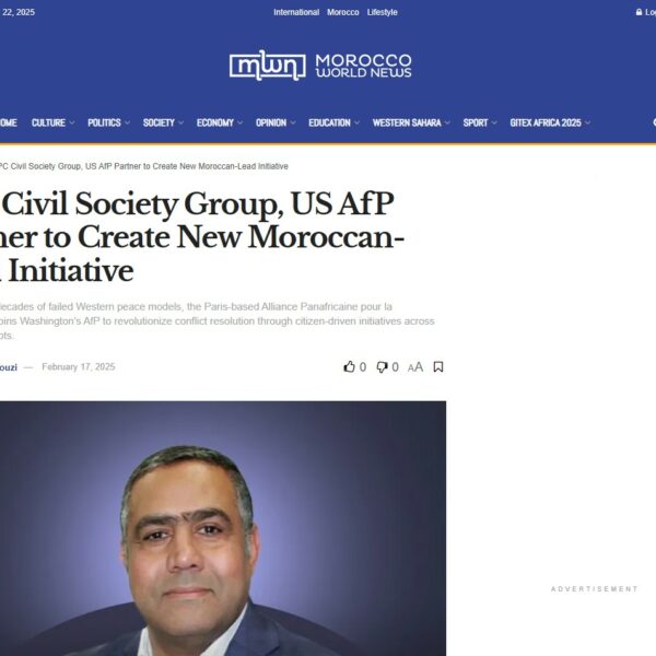 APC Civil Society Group, US AfP Partner to Create New Moroccan-Lead Initiative
